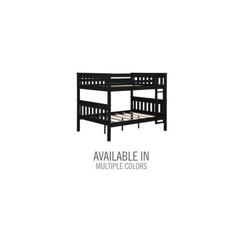 Harriet Bee Almedacheatham Full Over Full Solid Wood Standard Bunk Bed